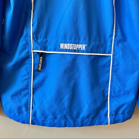 ❤️SOLD❤️ MENS GORE BIKE WEAR WINDSTOPPER BLUE CYCLING JACKET SZ LARGE - Picture 5 of 9